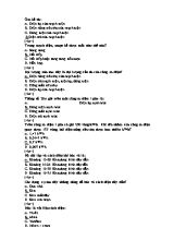 Đề ôn thi môn Công nghệ 9